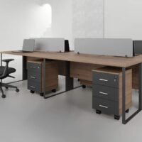 Sync 4 Cluster Workstation Sync 4 Cluster Workstation.This table is crafted with environmentally friendly & Scratch-resistant Wood