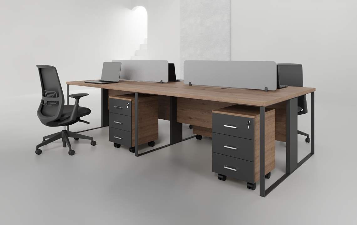 Sync 4 Cluster Workstation Sync 4 Cluster Workstation.This table is crafted with environmentally friendly & Scratch-resistant Wood