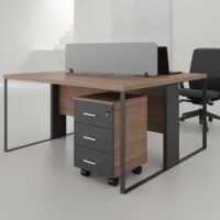 Sync 2 Cluster Workstation This is Sync 2 Cluster Workstation.This table is crafted with environmentally friendly & Scratch-resistant Wood