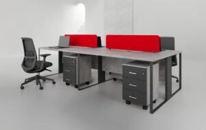 Sync 4 Cluster Workstation - Highmoon Office Furniture in Dubai