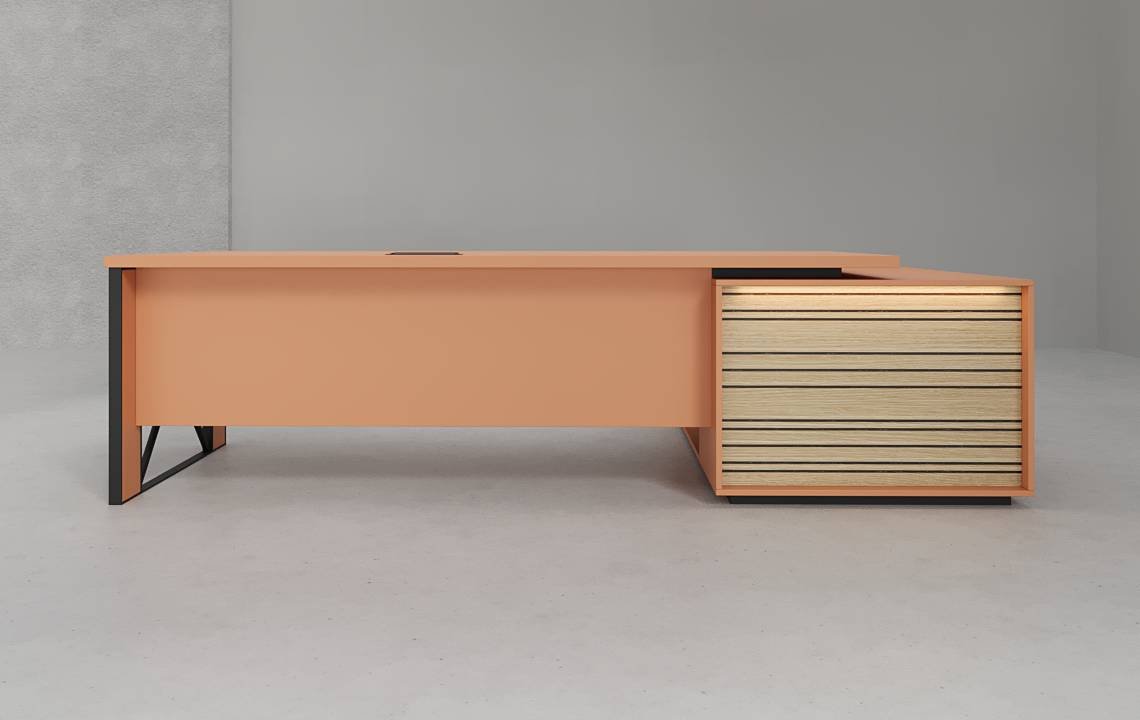 Cube L Shaped Executive Desk