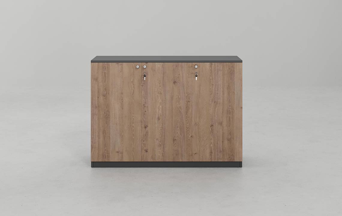 Sync Low Height 3 Door Cabinet