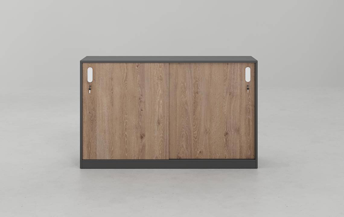 Sync Low Height Sliding Door Cabinet