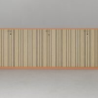 Cube Low Height 6 Door Cabinet