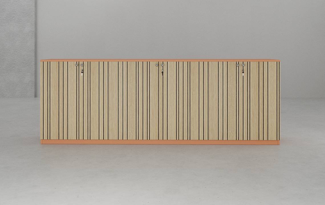 Cube Low Height 6 Door Cabinet