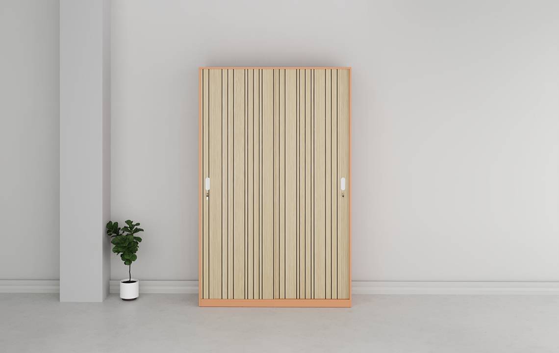 Cube Full Height Sliding Door Cabinet