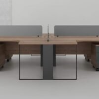 Sync 4 Cluster L Shaped Workstation Sync 4 Cluster L Shaped Workstation