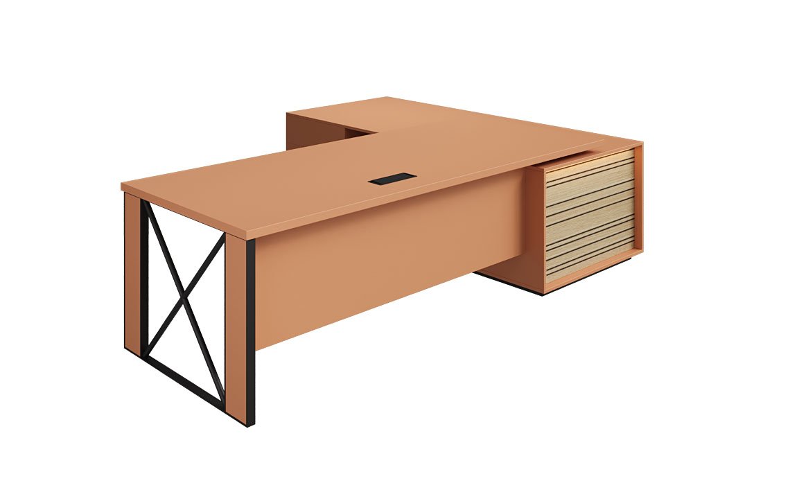 Cube L Shaped Executive Desk