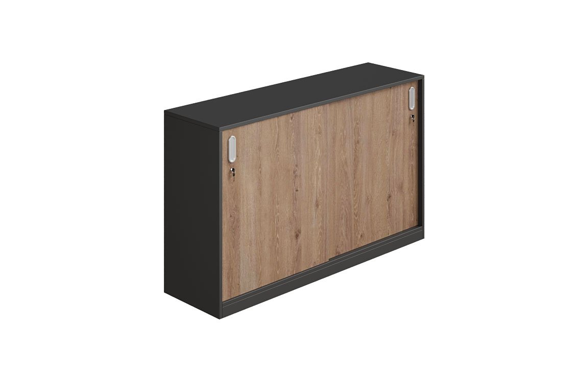 Sync Low Height Sliding Door Cabinet
