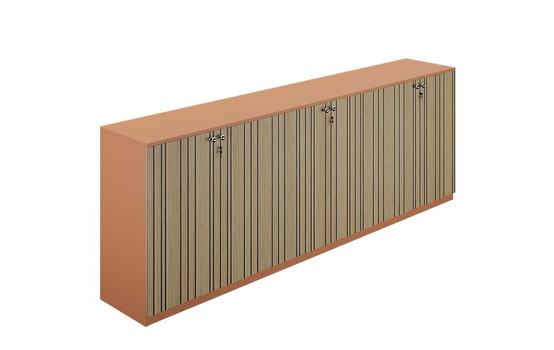 Cube Low Height 6 Door Cabinet