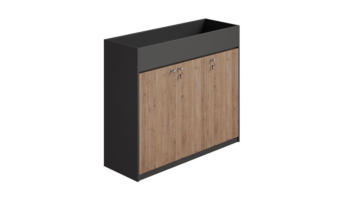 Sync Low Height 3 Door Planter Cabinet Sync Low Height 3 Door Planter Cabinet