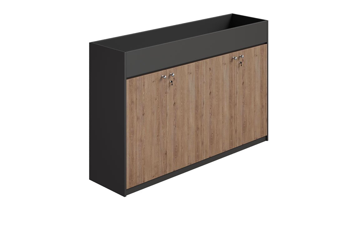 Sync Low Height 4 Door Planter Cabinet Sync Low Height 4 Door Planter Cabinet