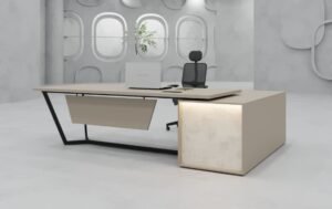 Jade CEO L Shaped Executive Desk -Highmoon Office Furniture in Dubai