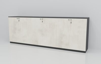 Jade Low Height 6 Door Cabinet