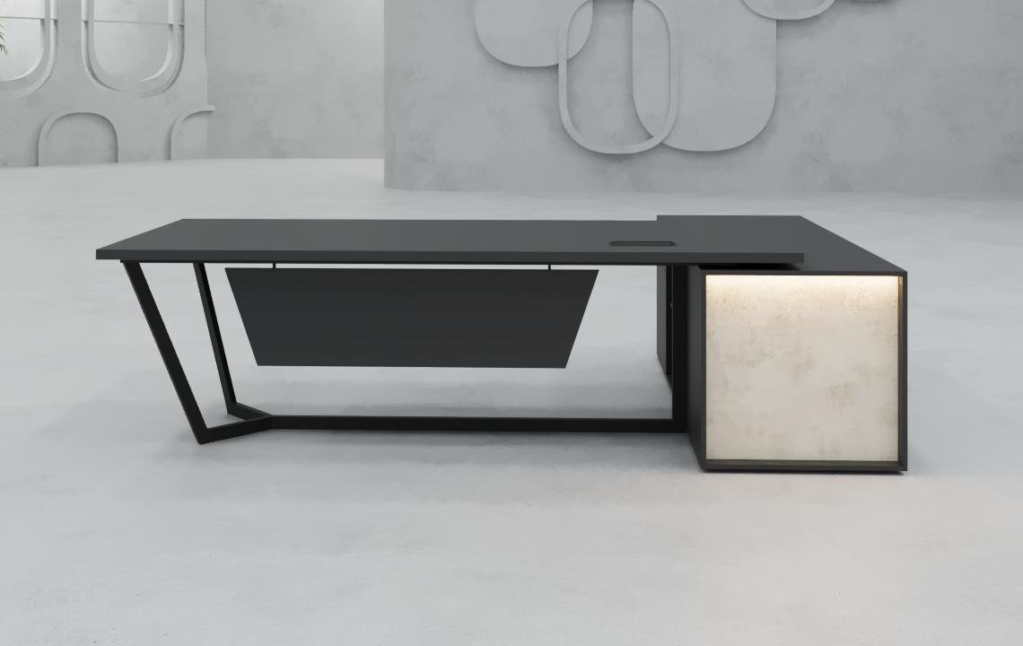 Jade CEO L Shaped Executive Desk Jade CEO L Shaped Executive Desk