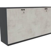 Jade Low Height 4 Door Cabinet