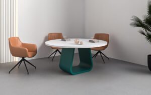 Quad Round Meeting Table - Highmoon Office Furniture in Dubai