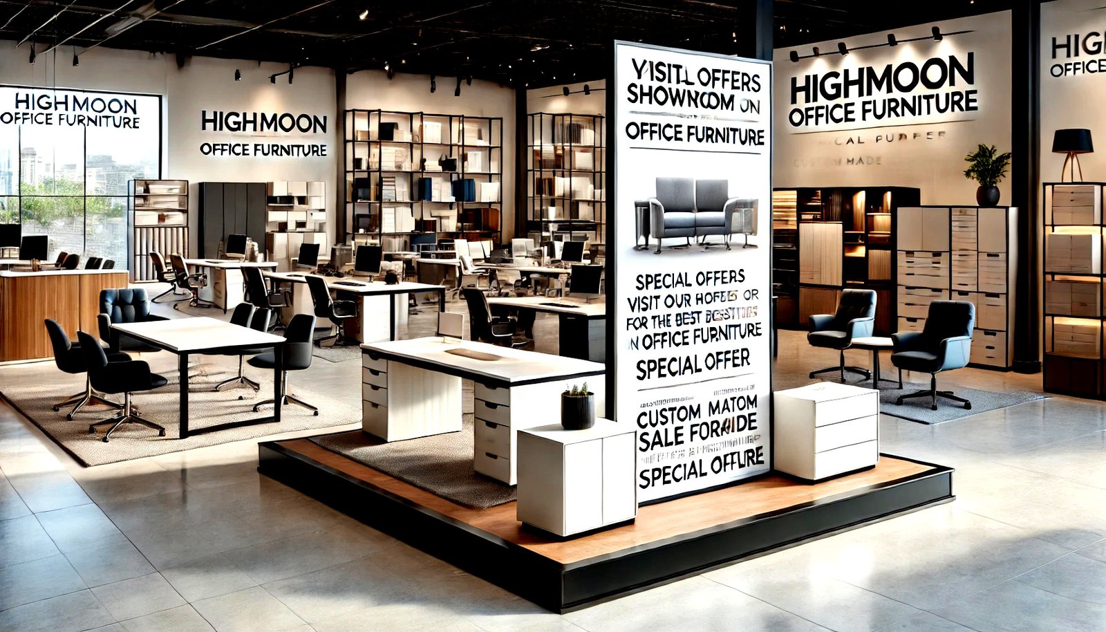 Grab the best office furniture deals at Highmoon Office Furniture. Visit our showroom today for special offers on high-quality office furniture in UAE.