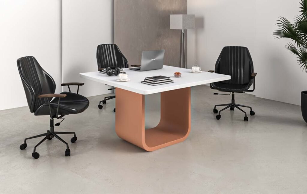 Find modern, luxury, and affordable office furniture Al Barsha Dubai near MOE. Custom designs, amazing deals & top-quality office solutions. Latest model Viol Square meeting table
