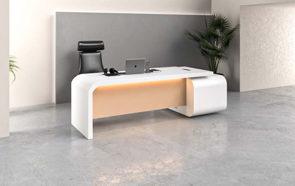 Find top-quality office furniture Emirates Hills Dubai. Highmoon offers luxury, modern, and affordable office furniture for all business needs. Office Desks, Executive Desks, CEO Executive Desks