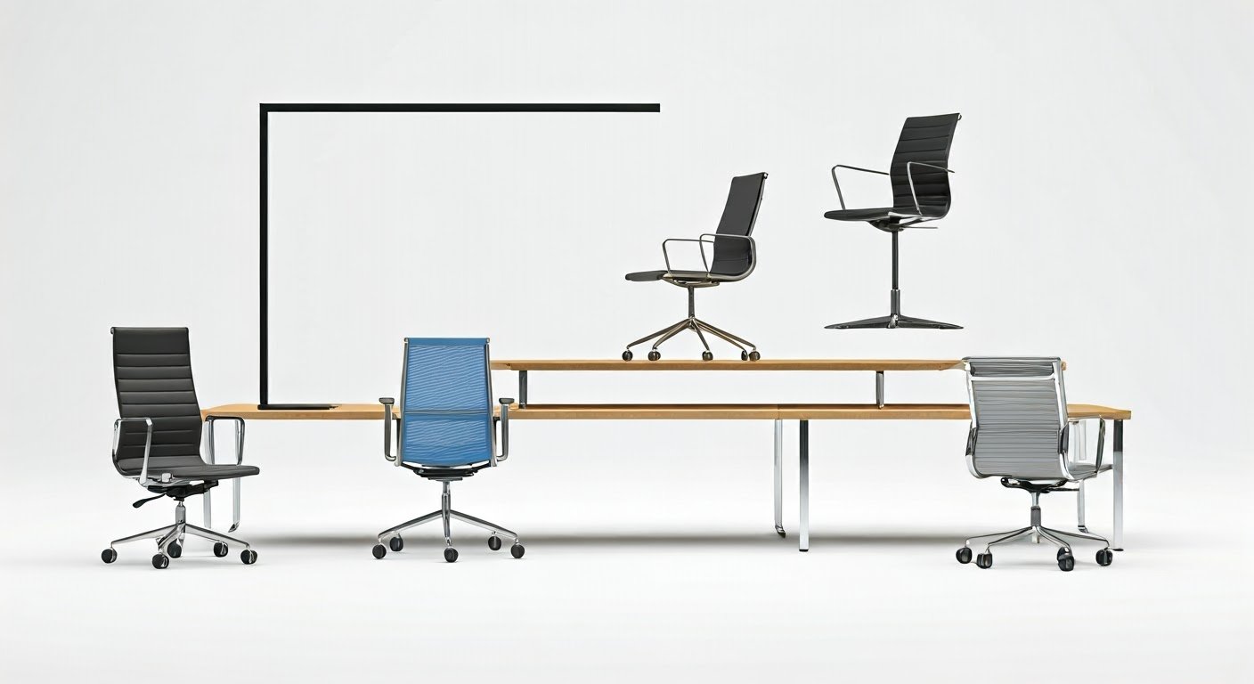 Office Furniture KEZAD (Khalifa Economic Zones Abu Dhabi). Affordable, ergonomic, and space-saving setups from Highmoon Office Furniture UAE.