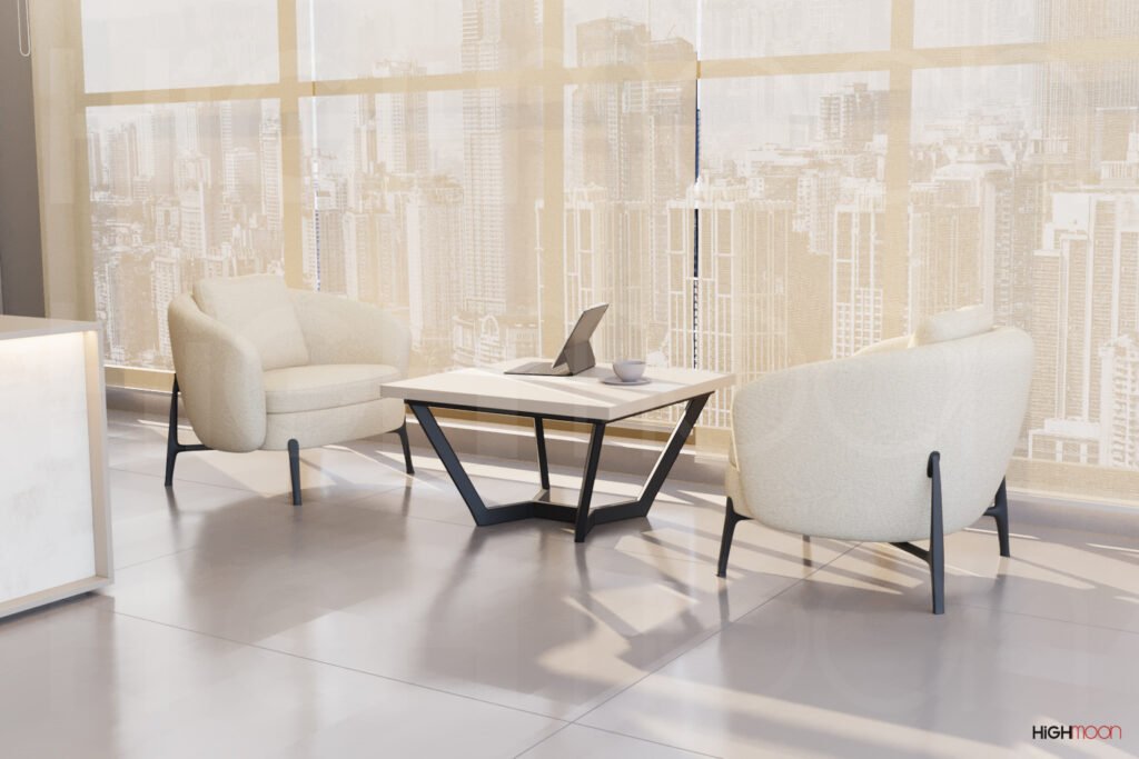 Buy modern, luxury, and affordable office furniture in Zayed City, Abu Dhabi. Highmoon offers quality setups, custom designs & fast delivery.