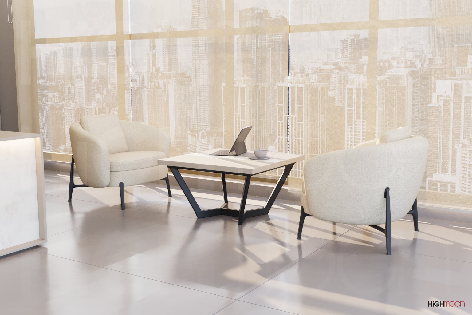 Buy modern, luxury, and affordable office furniture in Zayed City, Abu Dhabi. Highmoon offers quality setups, custom designs & fast delivery.