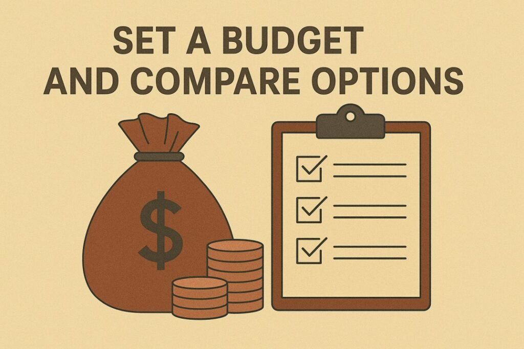 Set a Budget and Compare Options