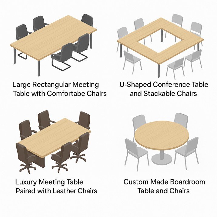 different types for conference tables
